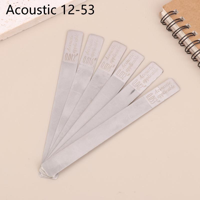 6 шт./комплект напильники для прорезания пазов на порожке гитары, напильники для электрогитары и бас-гитары, инструменты для ремонта гитары для регулировки расстояния между струнами, шлифовка порожка