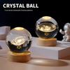 LED Night Light Milky Way Galaxy Solar System Crystal Ball Children Night Lamp Bedroom Ambient Light Creative Gift Night Light