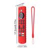 Silicone Remote Protective Case Glow In Dark Replacement Controller Sleeve With Lanyard For New Amazon Fire TV Stick 4K Max 2024