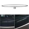 Carbon fiber Dashboard Centre Air Vent Trim Sticker For Seat Leon 2008-12