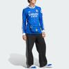 adidas Real Madrid 2025/2026 Long Sleeve Third Jersey Asia Sizing Asia Sizing 'Blue Bird' Men's JW4054
