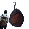 Drawstring Ball Mesh Bag Clip On Single Ball Bag Basketball Storage Bag  for Backpack