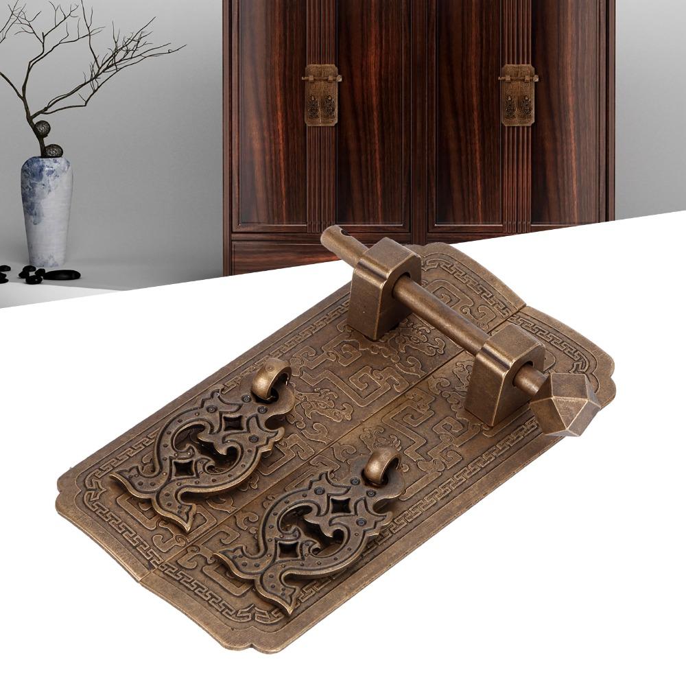 Botanical Pattern Pull Handles Brass Cabinet Door Handle Vintage Door Handle Set Decoration
