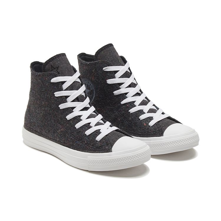 Converse Кеды унисекс Chuck Taylor All Star Retro с высоким верхом из парусины, черные 169420C