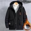 Куртка-карго для мужчин, зимняя, теплая, толстая, куртки, размер плюс 11XL, мужская, пуховая, модная, повседневная, зимняя, пальто для мужчин