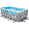 INTEX Above Ground Tubular Pool Kit - Pris Frame - 400 X 200 X 122 Cm - Rectangular (Pump + Accessories) - 26770NP