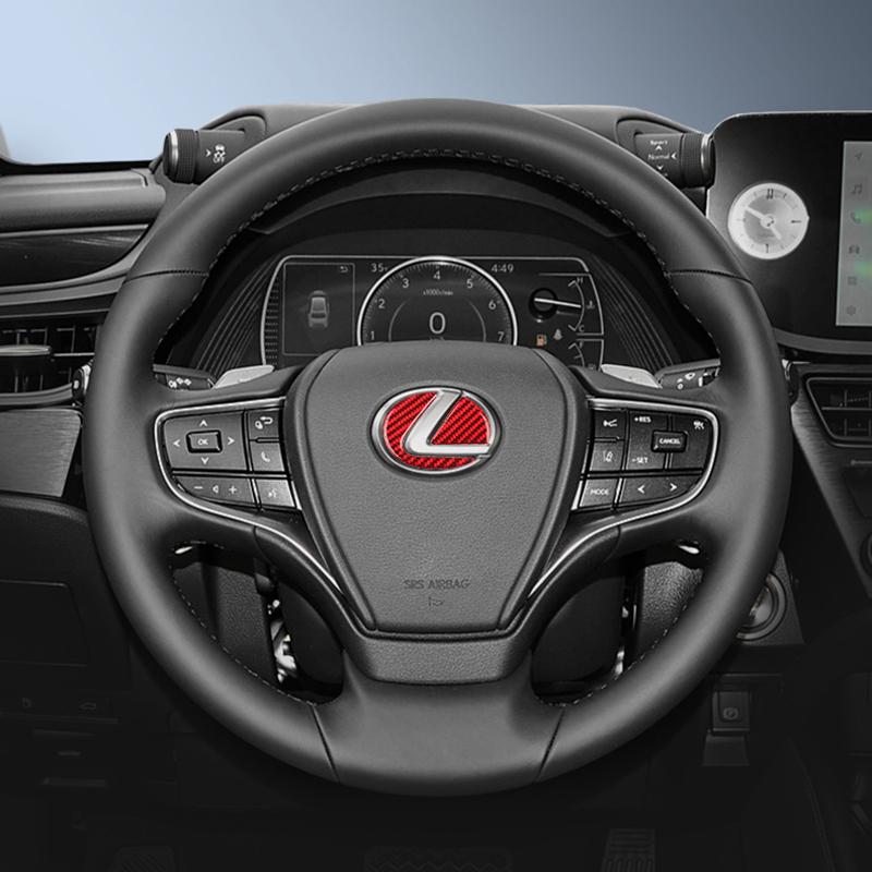 lexus Автомобильные наклейки Декоративная наклейка на руль из углеродного волокна Для RX330 IS250 Ct200h ES300h RX350 IS300h NX300h RX400h UX250h