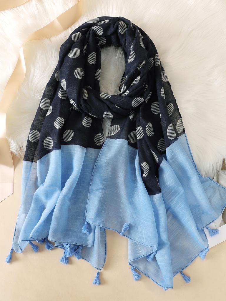 New Women Cotton Thin Scarf Flower Print Hijab Soft Shawls and Wraps Bohemia Female Foulard Pashmina Bandana Headscarf
