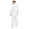 Men’s Outdoor Waterproof Suit Hooded Windbreaker Jacket Front Zipper and Sweatpants for Trail Fishing Workout Exercise