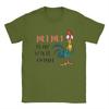 Moana Hei Hei My Spirit Animal Men T Shirt Funny Chicken Tee Short Sleeve Round Collar T-Shirts 100% Cotton Printed merchandise