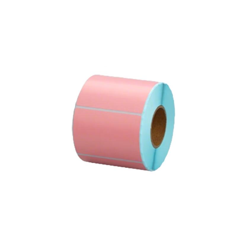 Pink Thermal Label Paper Roll