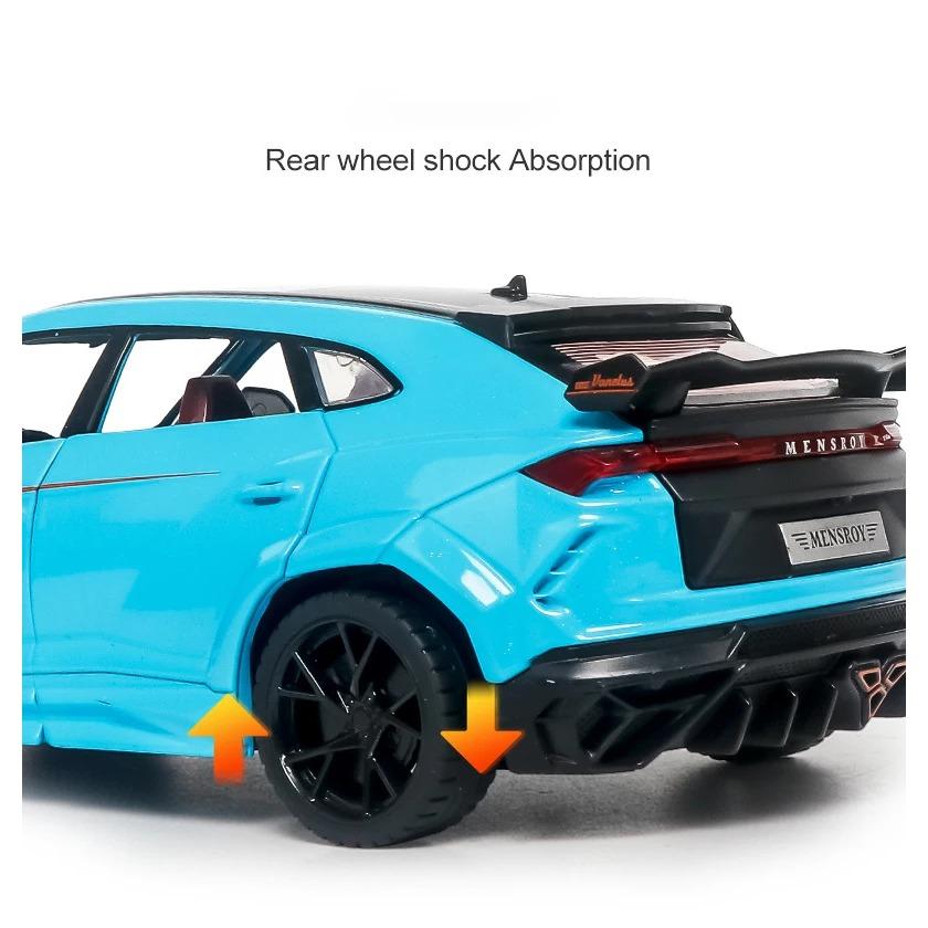 1/24 Lamborghini URUS Bison Mansory SUV Alloy Model Car Toy Diecasts Metal Casting Sound and Light Car Toys for Children Vehicle