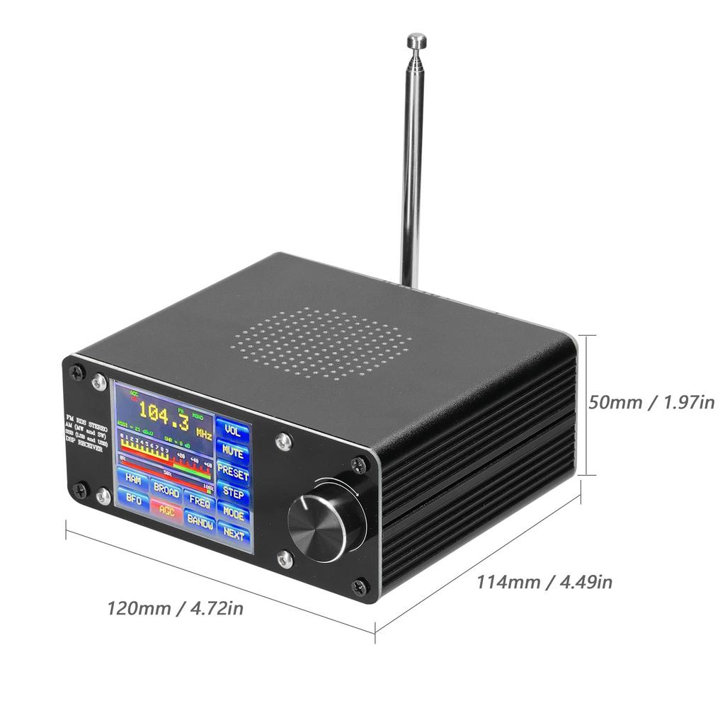 ATS-100 SI4732/SI4735 Full-wave Band Radio Receiver FM LW (MW & SW) SSB (LSB & USB) Support