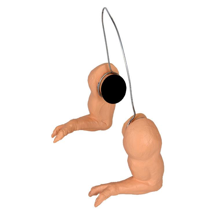 Игрушка-пранк для питомца «Мышцы динозавра» - Хэллоуин, куриная рука, кляп, подвеска