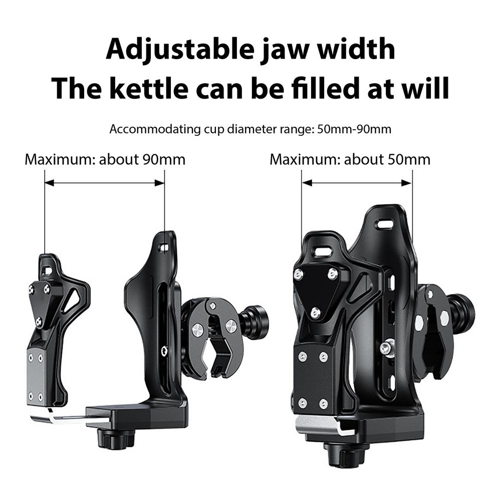 Motorcycle Water Bottle Holder Rotating Water Bottle Holder For Motorcycle Black Motorcycles Drink Holder Cycling Cup Holder For