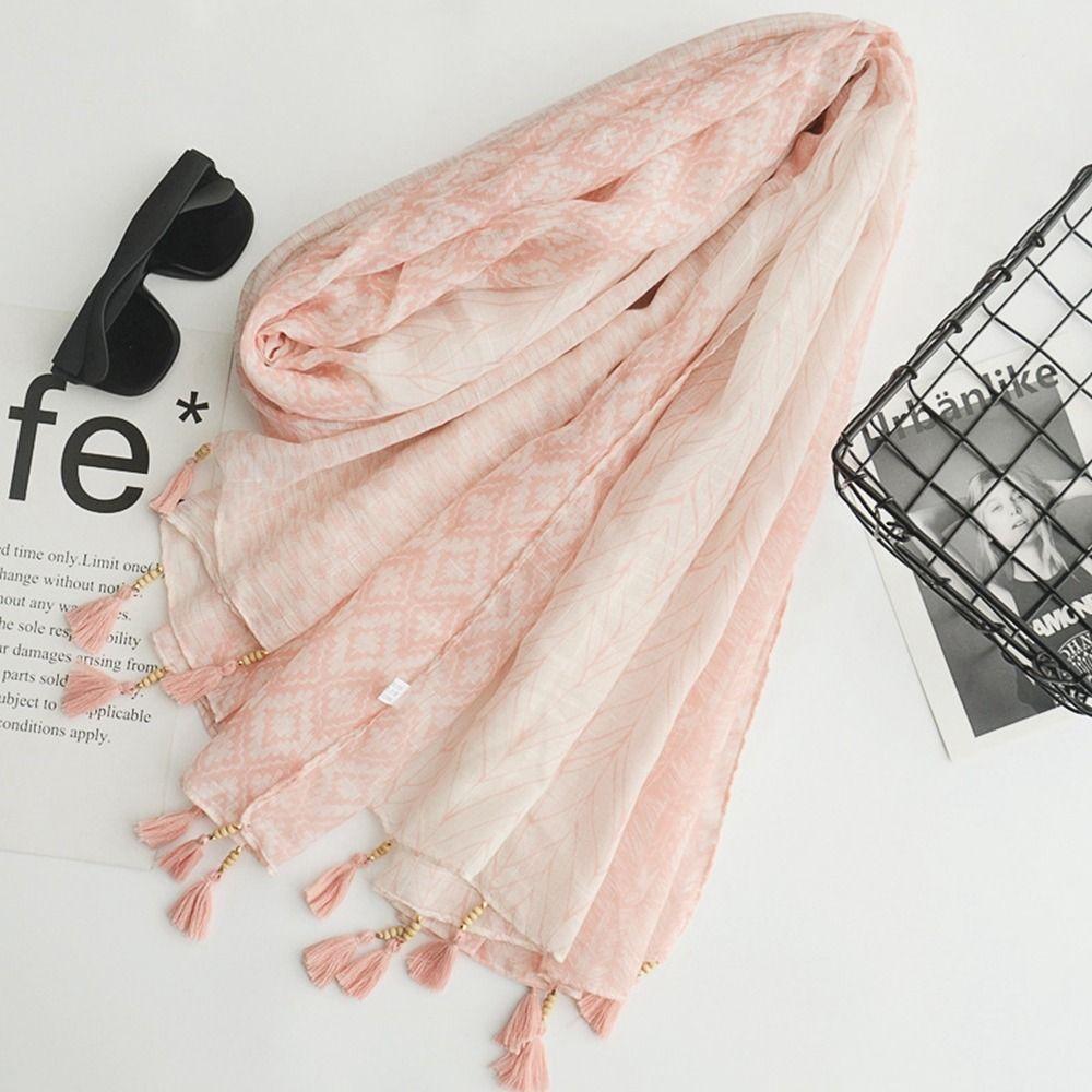 Style Ethnic Style Female Wraps Cotton Linen Scarf Korean Style Scarves Bohemian Style Shawl