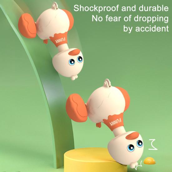 Детская игрушка «Гуляющий утенок» Нажми и едь Инерционный привод Оттягивание назад Вращающаяся на 360 градусов голова