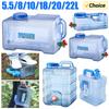 18/20/22L Camping Water Container Food Grade Portable Water Tank Large-Capacity with Faucet Outdoor Accessories Household Use
