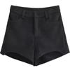 Sexy Shorts Women Winter Fashion New Irregular High Waist Solid Slim Wrap Hip Shorts Pockets Streetwear Female Casual