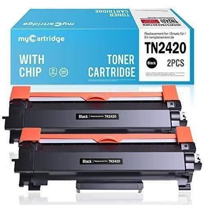 2 myCartridge Совместимые картриджи с тонером Brother TN-2420 TN2420 (с чипом) для Brother HL-L2350DW DCP-L2530DW HL-L2370DN