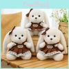 Rabbit Wear Dress Plush Toy Cartoon Stuffed Animal Doll Kids Birthday Gifts