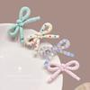 Korean Print Bow Hair Clip Clamp Children Simple Bowknot Barrettes Hairpins For Girls Side Clip Baby Cute Hair Acccessories