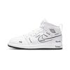 Air 1 Mid PS Schematic Kids Sneakers White Black DQ1866-100
