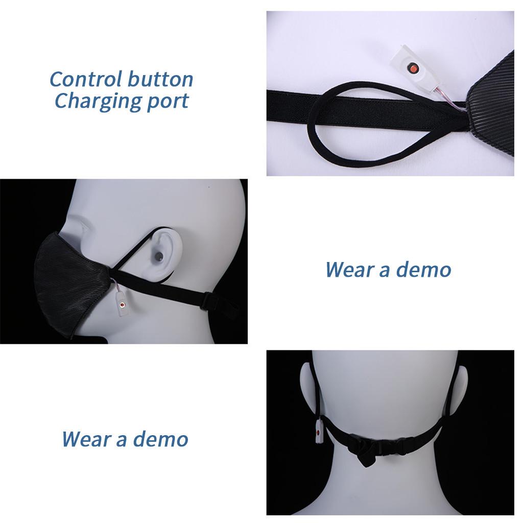 Светодиодная мигающая маска 7 цветов световой свет для мужчин и женщин Rave Mask Music Party