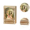 Christmas Light Music Box Children Birthday Gift Book Night Musical Ball