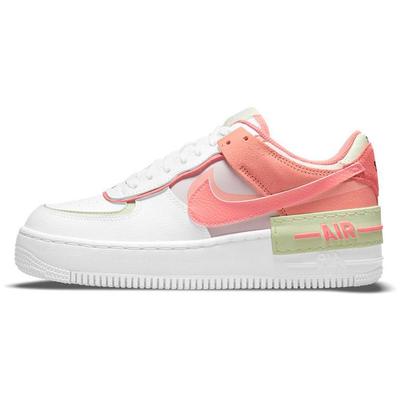 Женские кроссовки Air Force 1 Shadow White Magic Ember Crimson-Bliss Lime-Ice CI0919-110