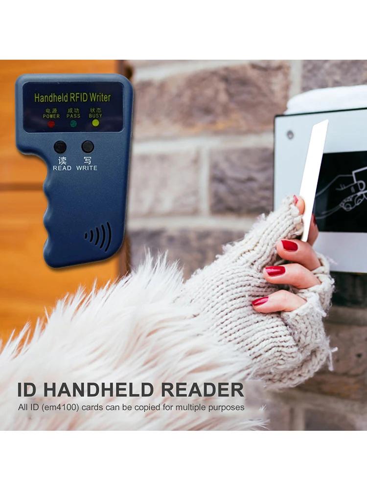 Профессиональный 125 кГц RFID копировальный аппарат, портативный считыватель и запись ID-карт, дубликатор карт контроля доступа, клонирующее устройство шифрования