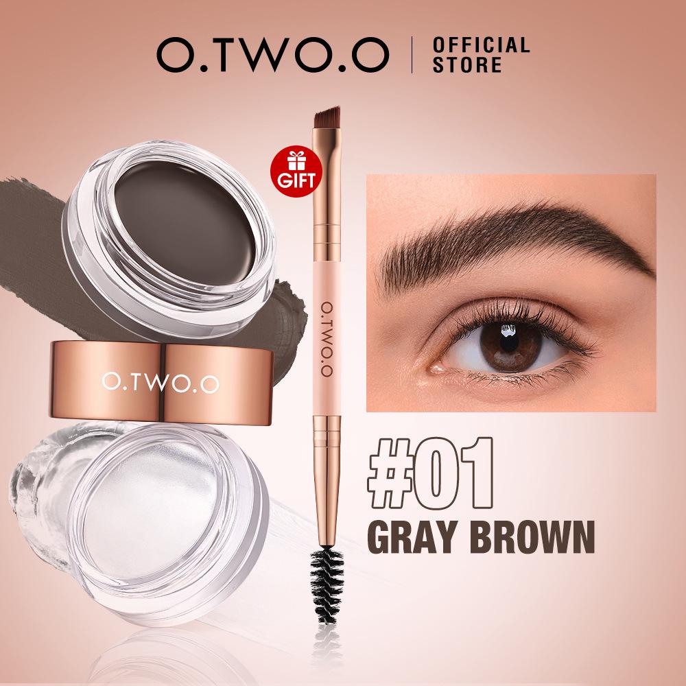 O.TWO.O Long-lasting Volumizing Eyebrow Wax Tint - Natural Shaping, Non-fading SC069.