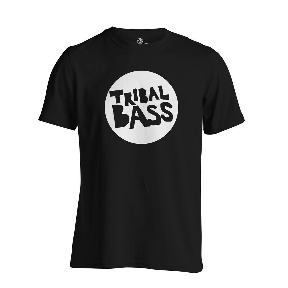 Tribal Bass Records Rave Techno Jungle Breakbeat Hardcore Unisex T-Shirt