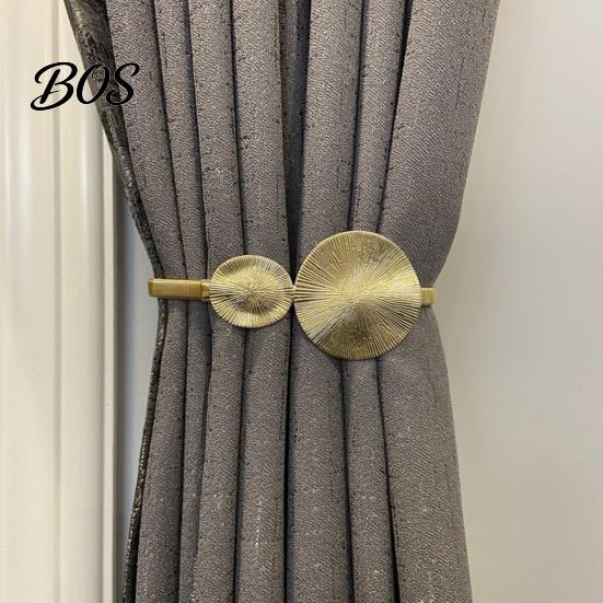 Easy Install Curtain Tieback Buckle, with High-Elastic Spring Holdbacks, Simple Style No-Drill High Elasticity Clip Clip, for Home Decor And