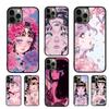 Мультяшная Девочка Иллюстрация Чехол для Телефона Для iPhone 17 Air 16 15 14 11 12 13 Pro MAX Plus coque Чехол Оболочка