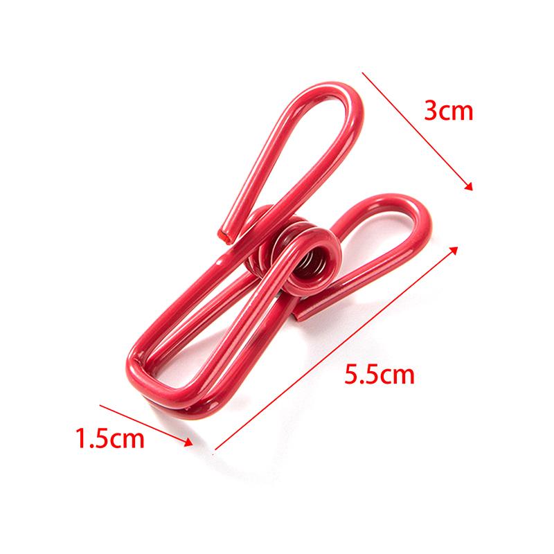 Мини-зажим для запечатывания пакетов Портативный кухонный зажим для хранения еды Зажим для запечатывания пакетов Зажим для запечатывания Металлический инструмент Кухонные принадлежности