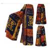 Ethnic Style Wide Leg Trousers Women Yoga Harem Pants Gypsy Hippie Boho Court Pants Ruched Waist Aladdin Women's Pants
