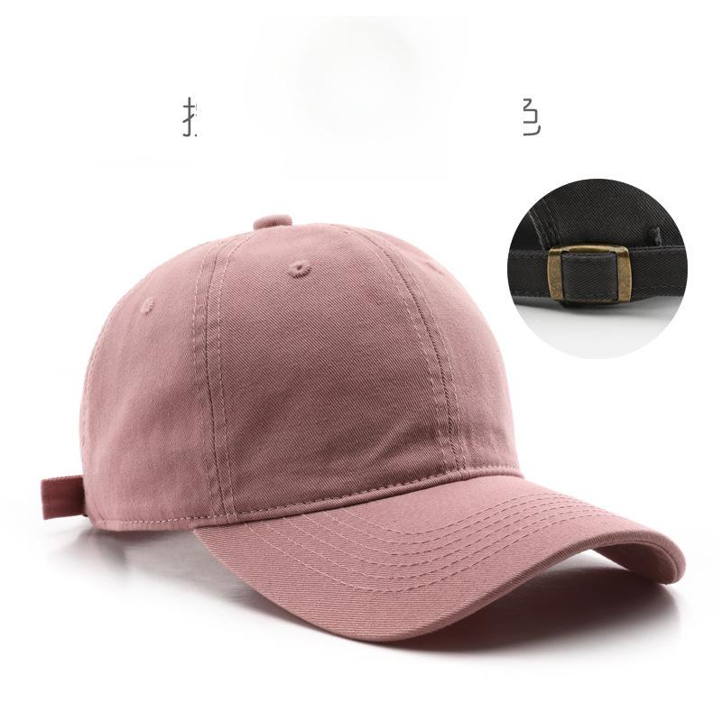 Японская женская бейсболка ретро однотонная легкая бейсболка из мытого хлопка для спорта на открытом воздухе мужская солнцезащитная бейсболка для путешествий