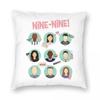 Brooklyn NineNine Squad Square Pillowcase Polyester Linen Velvet Creative Zip Decorative Case Home Cushion Cover Wholesale