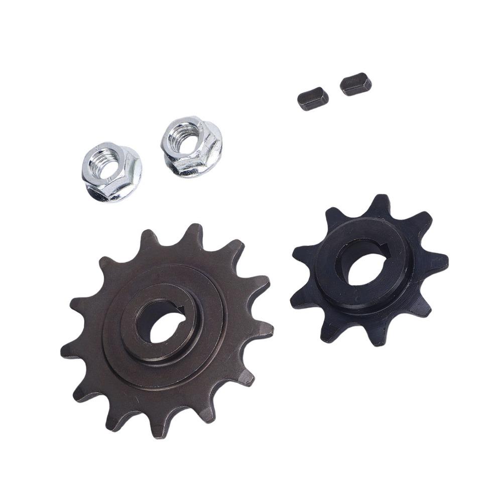 13 Tooth Chain Sprocket Set 420 Gear Motor Sprocket Kit for MY1016Z/MY1018