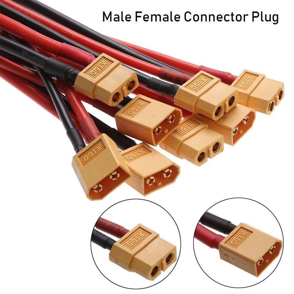 2 Styles XT90 Connector Female / male with 10AWG Wire New 100MM XT90 Connector Tool Parts