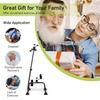 Elderly Exercise Bike Pedal Exerciser Bike Hand Arm Leg Knee Peddler Adjustable Fitness Equipment for Seniors Elderly Home Pedal Exercise Bike