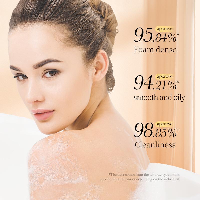 24K Gold Body Wash 500 мл SADOER Очищающий и увлажняющий ароматизированный гель для душа