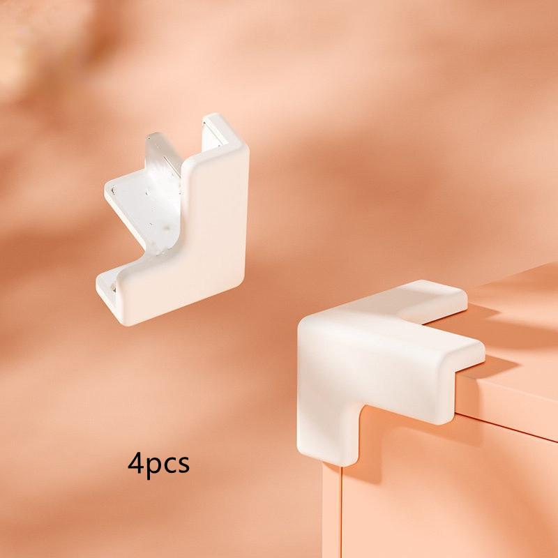 4 шт./компл., прозрачная защитная крышка L-образной формы для детской безопасности, угловая защита стола, защита детей