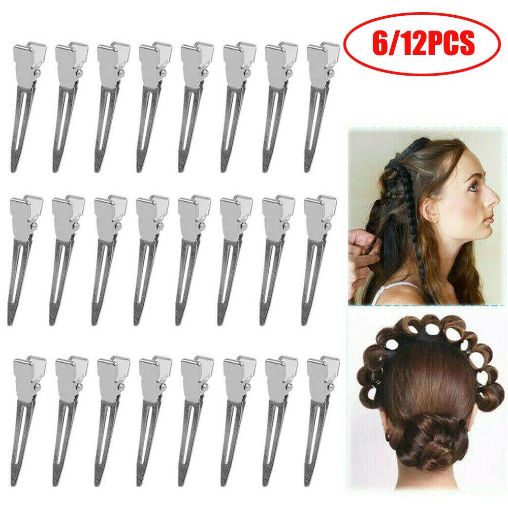 Salon Metal Hair Clamp For Hair Extensions No Bend Curl Hair Clip Hair Pin