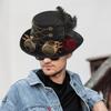 Шляпы в стиле Стимпанк Головные уборы в стиле Стимпанк С Дизайном Очков Регулируемые Головные уборы Для Наряда Костюма Фестивали Ренессанса Цирк Косплей