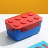 Creative Sealed Lunch Box Color Building Blocks Bento Box For Children's Student Portable Outdoor Picnic Fruit Salad Box