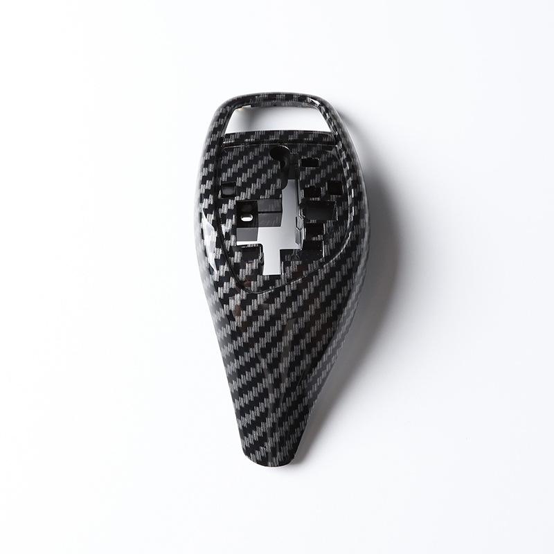 For BMW F30 F10 F32 F33 F31 F34 F06 F12 F25 F26 1 3 3GT 4 5 5GT 6 7 Series 13-17 Gloss Black Car Gear Knob Shift Lever Cover