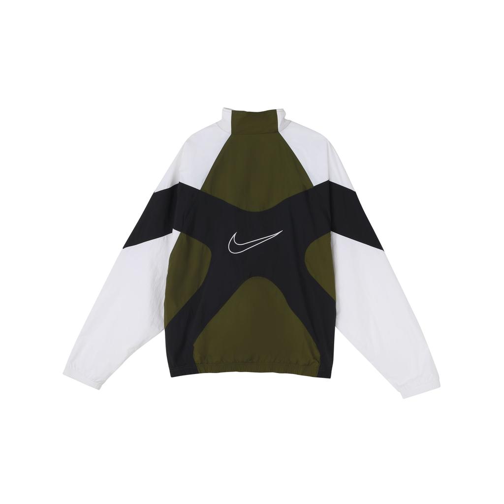 Nike Спортивная тканая куртка с воротником на молнии Мужские куртки Армейско-зеленый BV5211-331