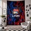 Lyon FC Wall Tapestry Home Decor Wall Hanging Cloth for Bedroom Living Room Background